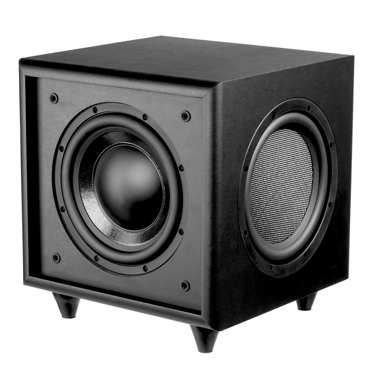 OSD Black TreVoce8 EQ DSP 8" 300W Dynamic Powered Subwoofer With Dual Passive Radiator