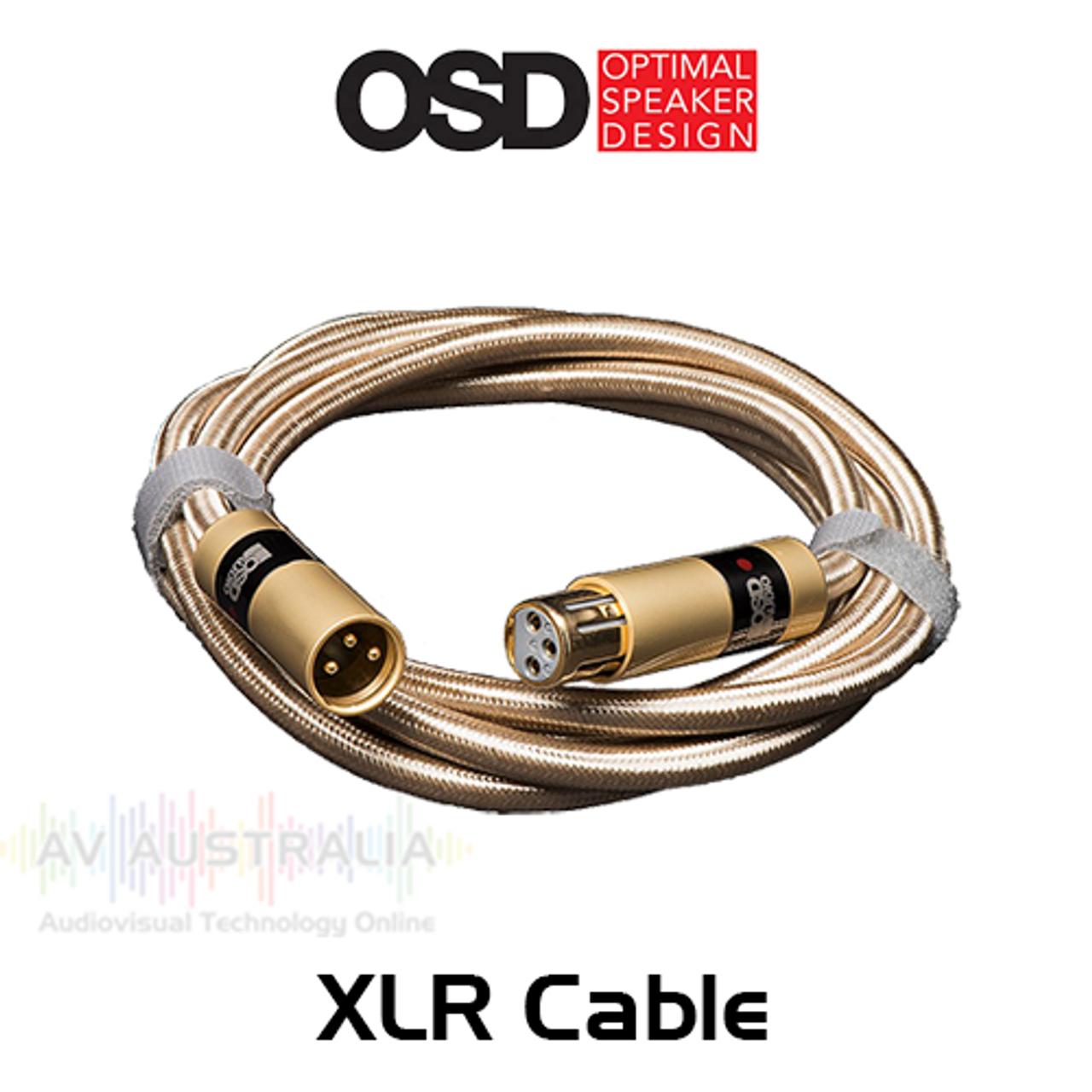 OSD Aurum 2M Premium Balanced XLR Cable With Pure Copper Connectors