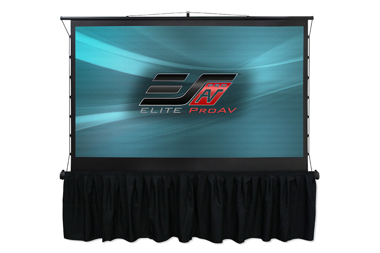 Elite Screens Tripod Tab-Tension Pro CineWhite UHD-B 16:9 Portable Projection Screens (100", 110")