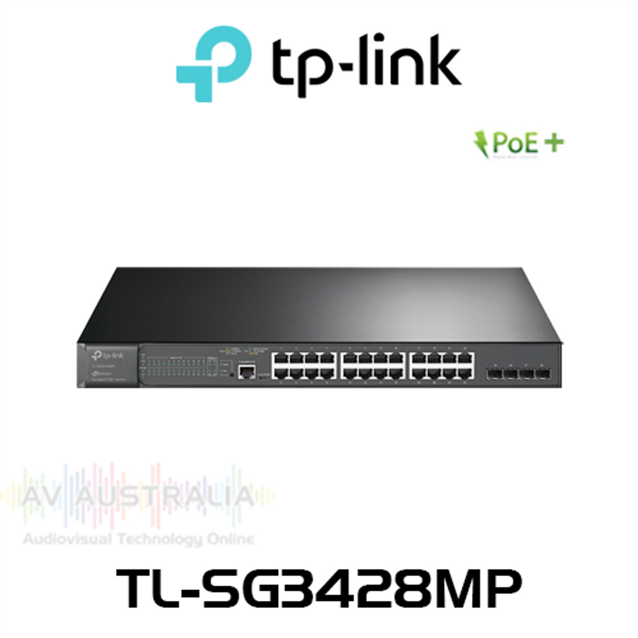 TP-Link TL-SG3428MP Jetstream 24-Port Gigabit PoE+ L2 Managed Switch With 4 SFP Slots