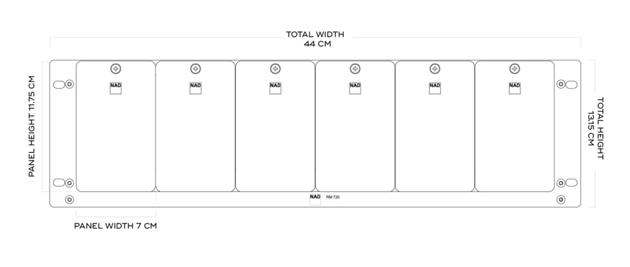 NAD RM 720 Rack System For CI 720