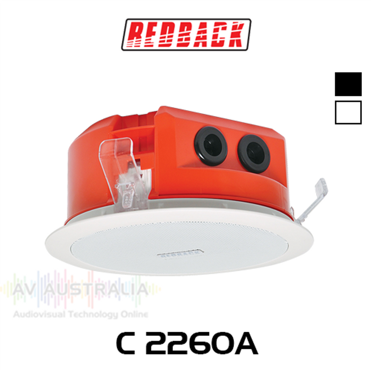 Redback 4" 5W 100V EWIS One-Shot In-Ceiling Speaker w/ Metal Grille (Each)