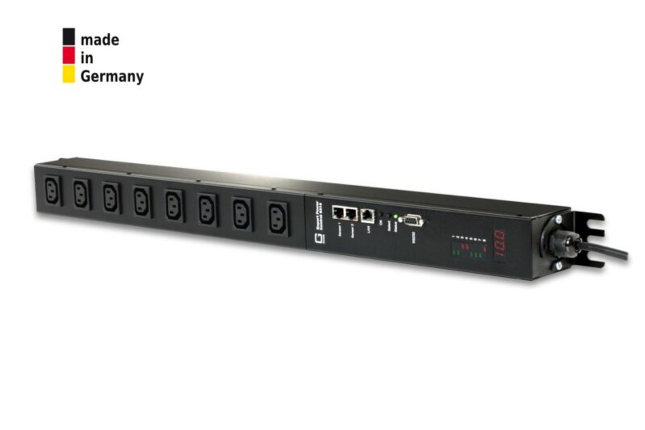 GUDE 8-Fold Switched and Metered Vertical PDU