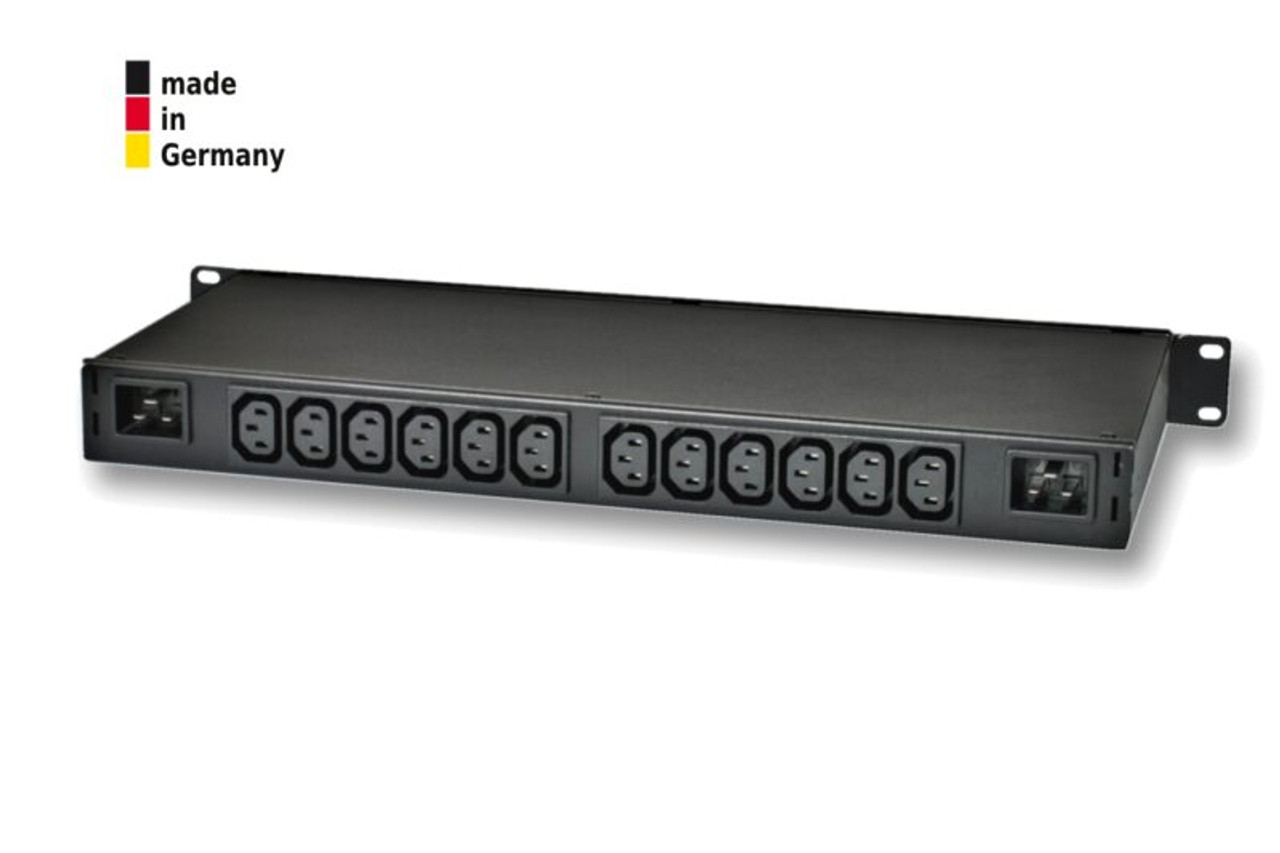 GUDE 1RU 2x 6-Fold Switched PDU with Energy Monitoring Per Outlet