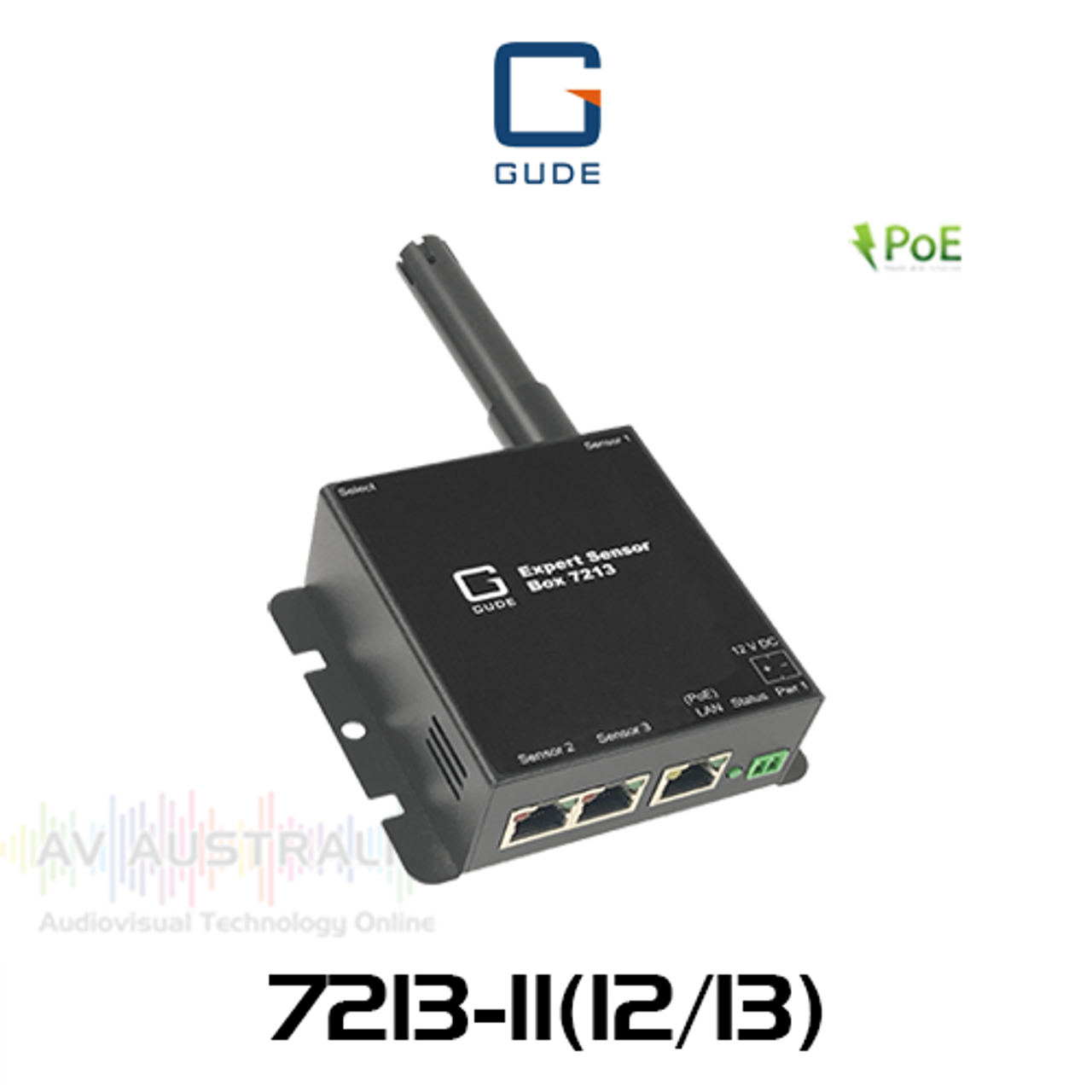 GUDE PoE LAN Sensor For Environment Monitoring (Temperature, Humidity, Air Pressure)