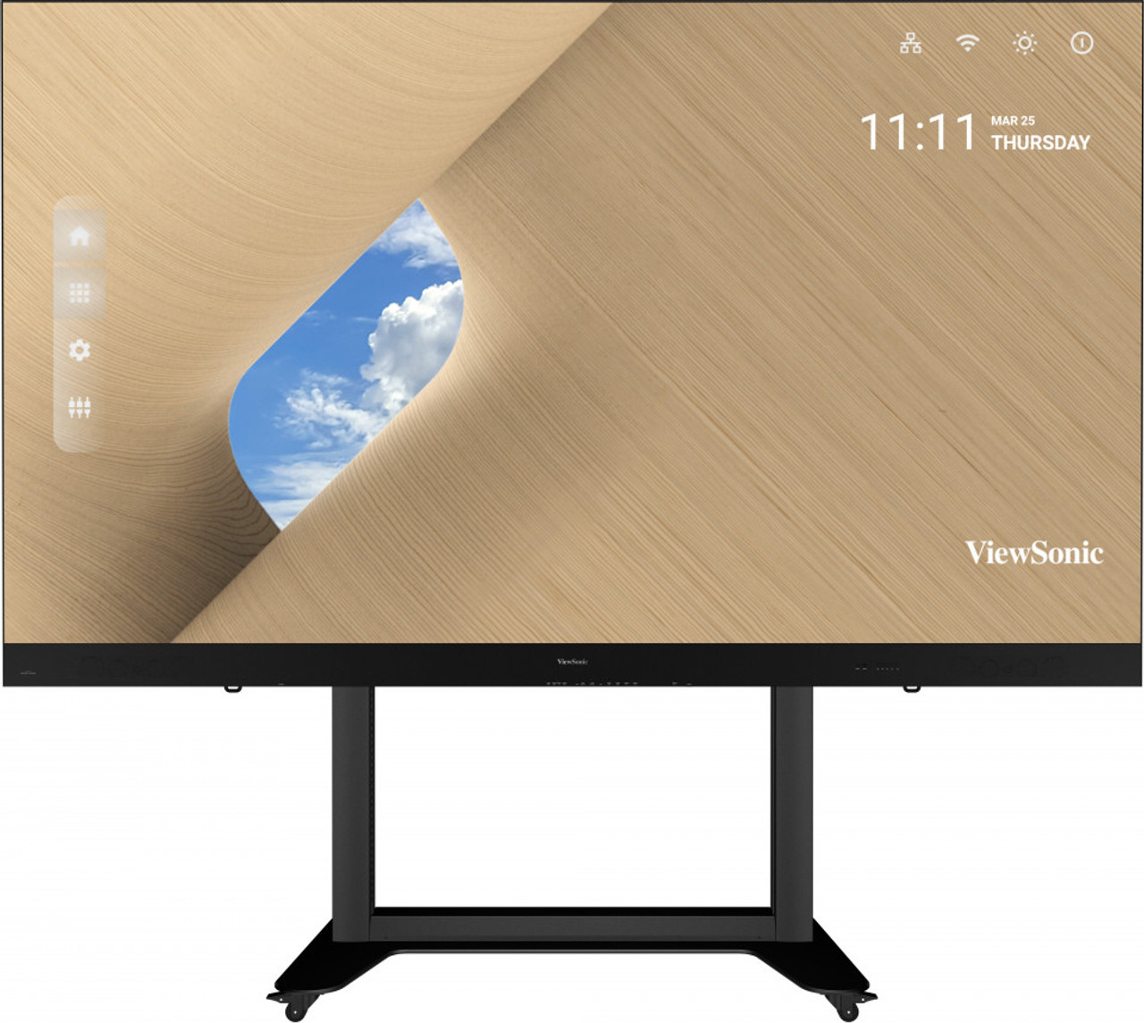 ViewSonic LDS-135-151 Foldable 135" 600 Nits 24/7 All-in-One Direct View LED Display with Flight Case