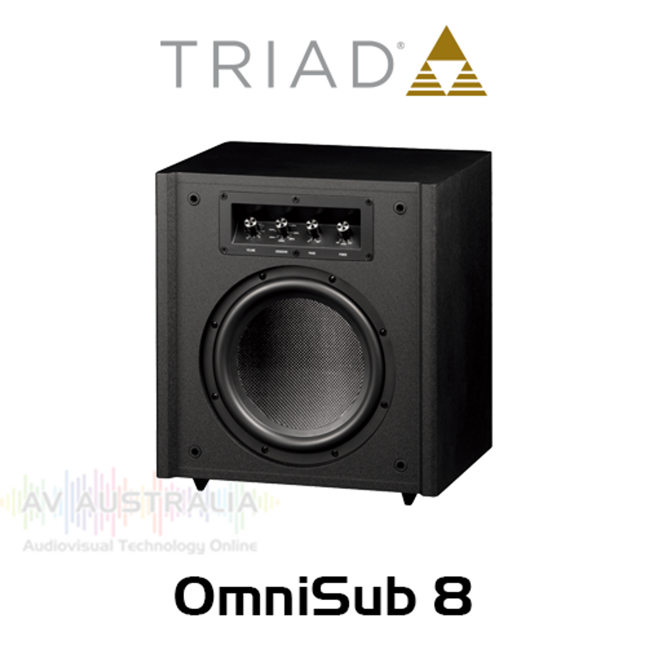 Triad InRoom OmniSub 8 8" 200W Compact Powered Subwoofer