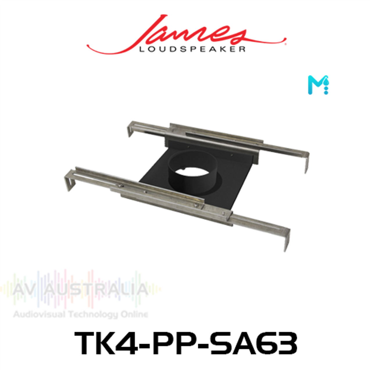 James Loudspeaker TK4-PP-SA63 4" Small Aperture Style Ceiling Trim Adapter