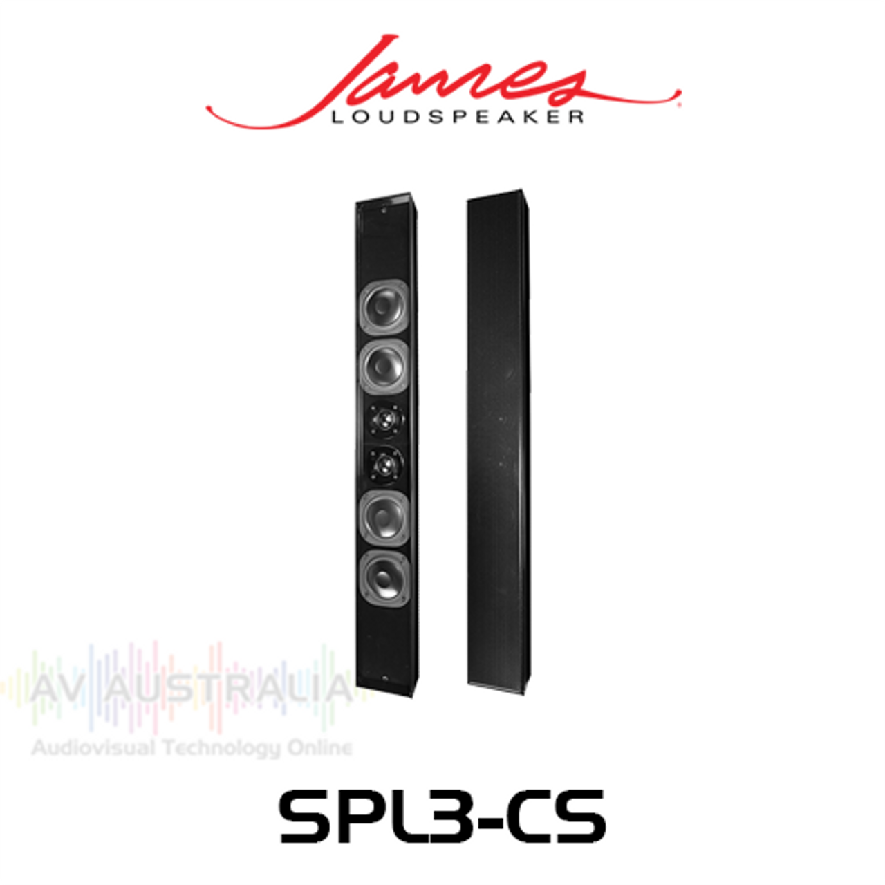 James Loudspeaker SPL3-CS Quad 3.5" Ultra-Slim Centergy Soundbar (Pair)