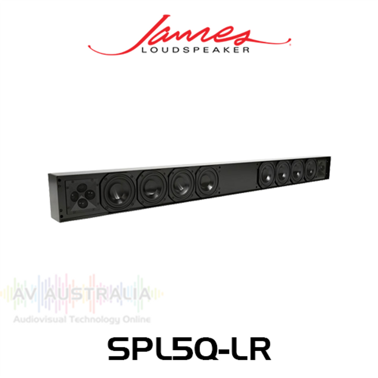 James Loudspeaker SPL5Q-LR Quad 5.25" Stereo Soundbar - 3.5" Depth (Each)
