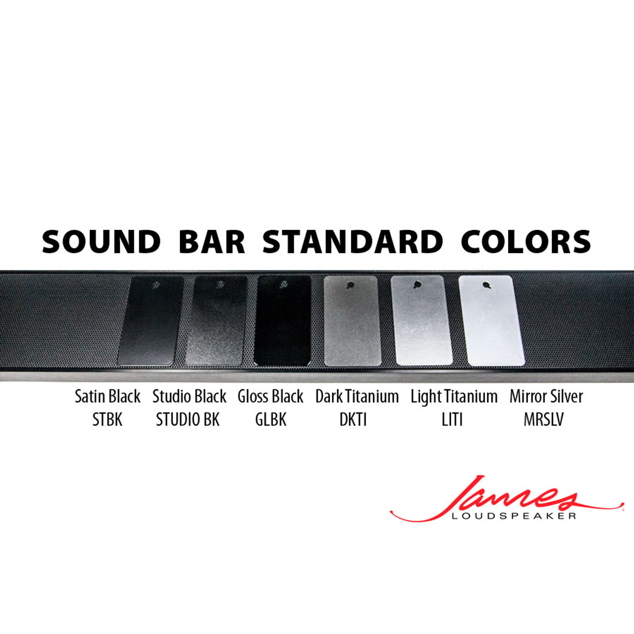 James Loudspeaker SPL6Q-C Quad 6.5" Centre Channel Soundbar - 4" Depth (Each)