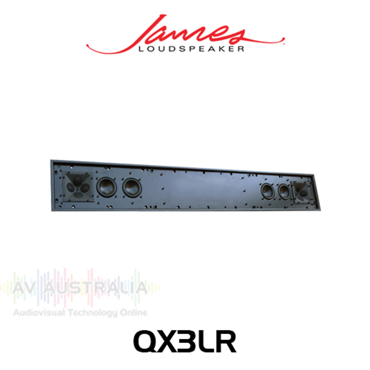 James Loudspeaker QX3LR Quad 3" Stereo In-Wall Soundbar (Each)