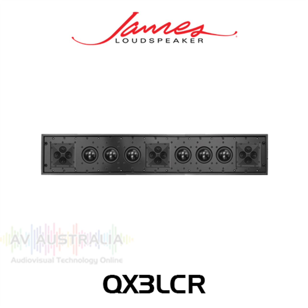 James Loudspeaker QX3LCR Six 3" LCR In-Wall Soundbar (Each)