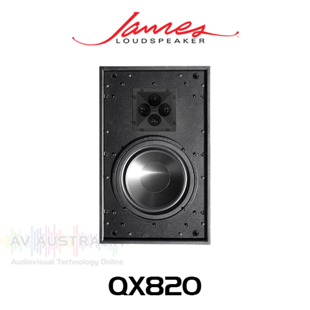 James Loudspeaker QX820 8" Full-Range In-Wall Loudspeaker (Each)