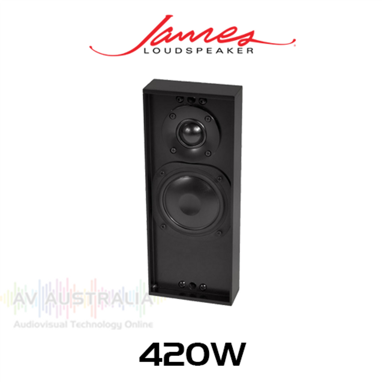 James Loudspeaker 42OW 3.5" On-Wall Loudspeaker - 1.7" Depth (Each)