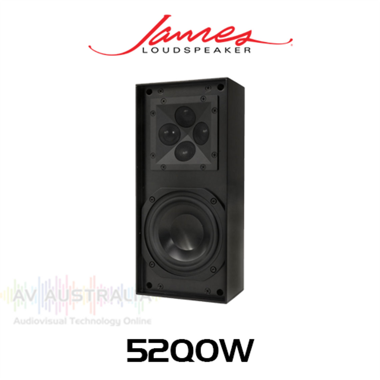 James Loudspeaker 52QOW 5.25" On-Wall Loudspeaker - 3.5" Depth (Each)