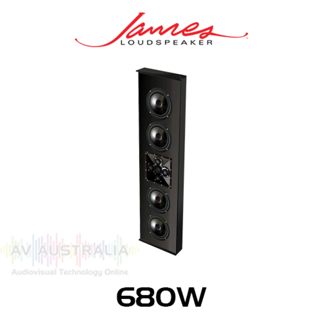 James Loudspeaker 68OW Quad 6.5" 3-Way On-Wall Loudspeaker (Each)