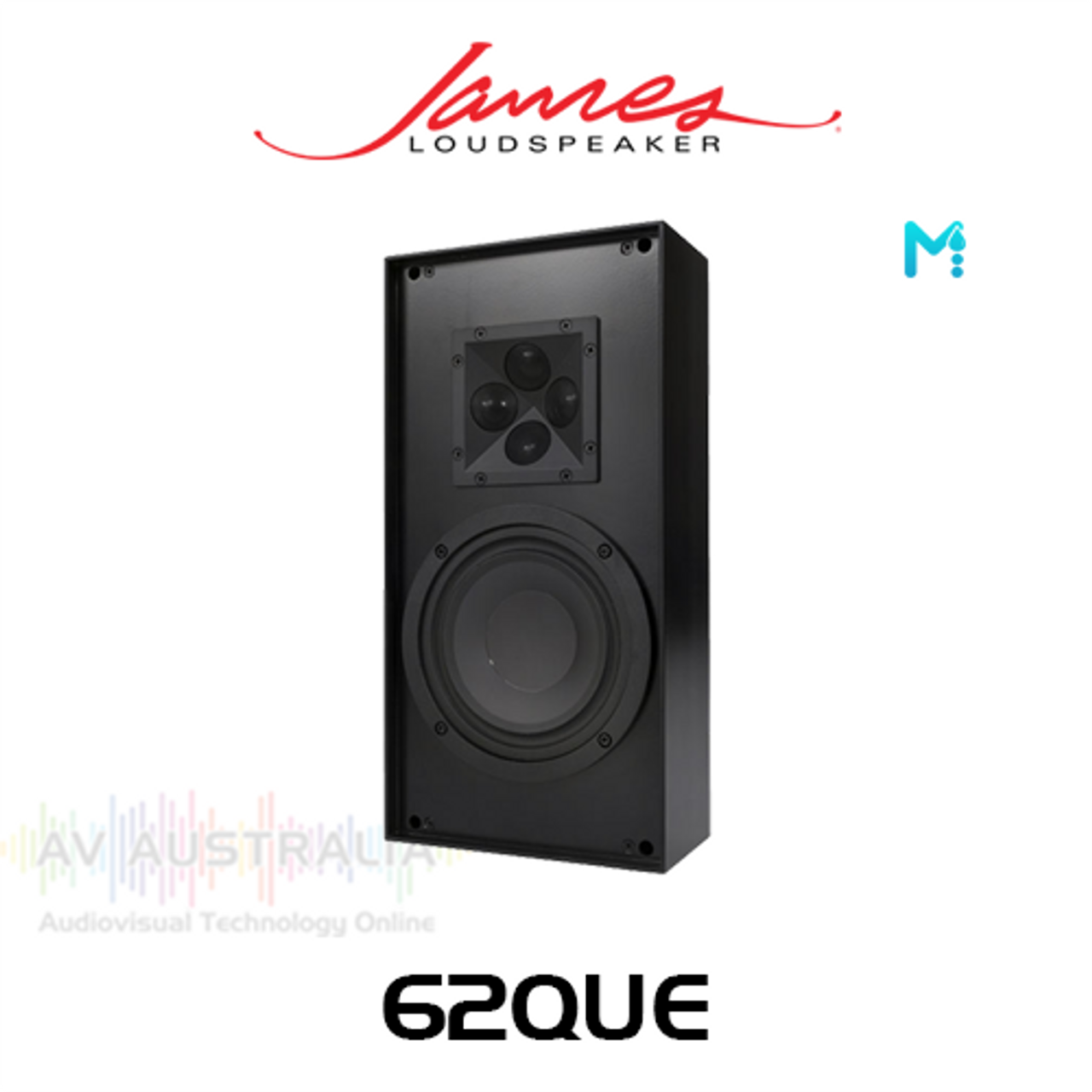 James Loudspeaker 62QUE 6.5" On-Wall Marine Loudspeaker - 4" Depth (Each)