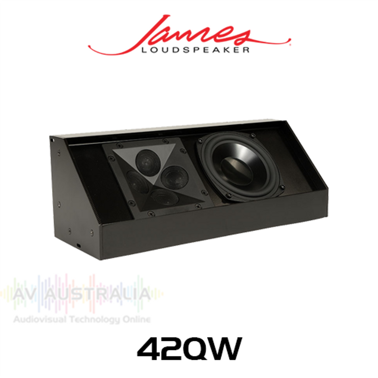 James Loudspeaker 42QW 4" Full-Range Wedge Speaker  (Each)
