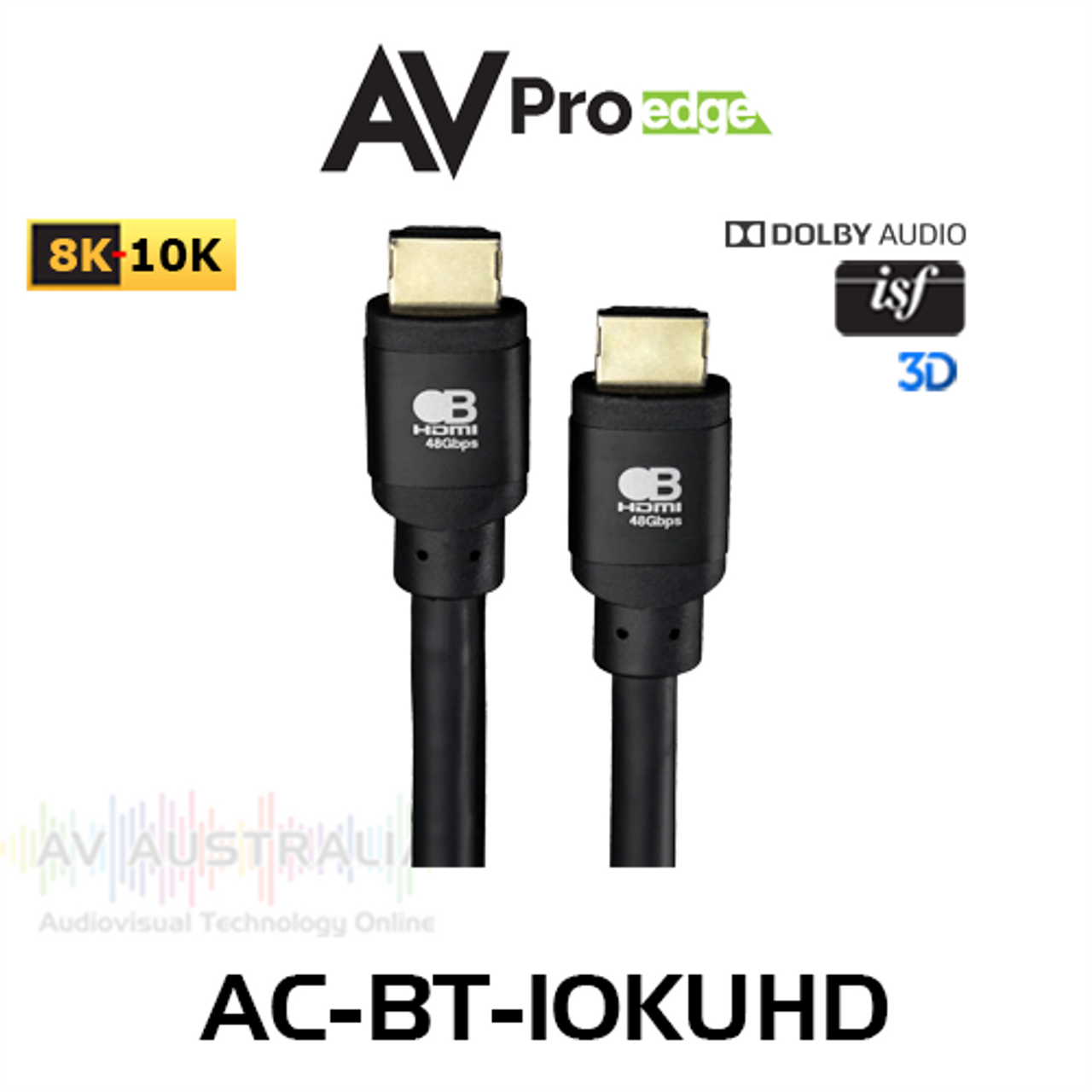 AVPro Edge Bullet Train 10K 48Gbps HDMI 2.1 Cables (0.3-15m)
