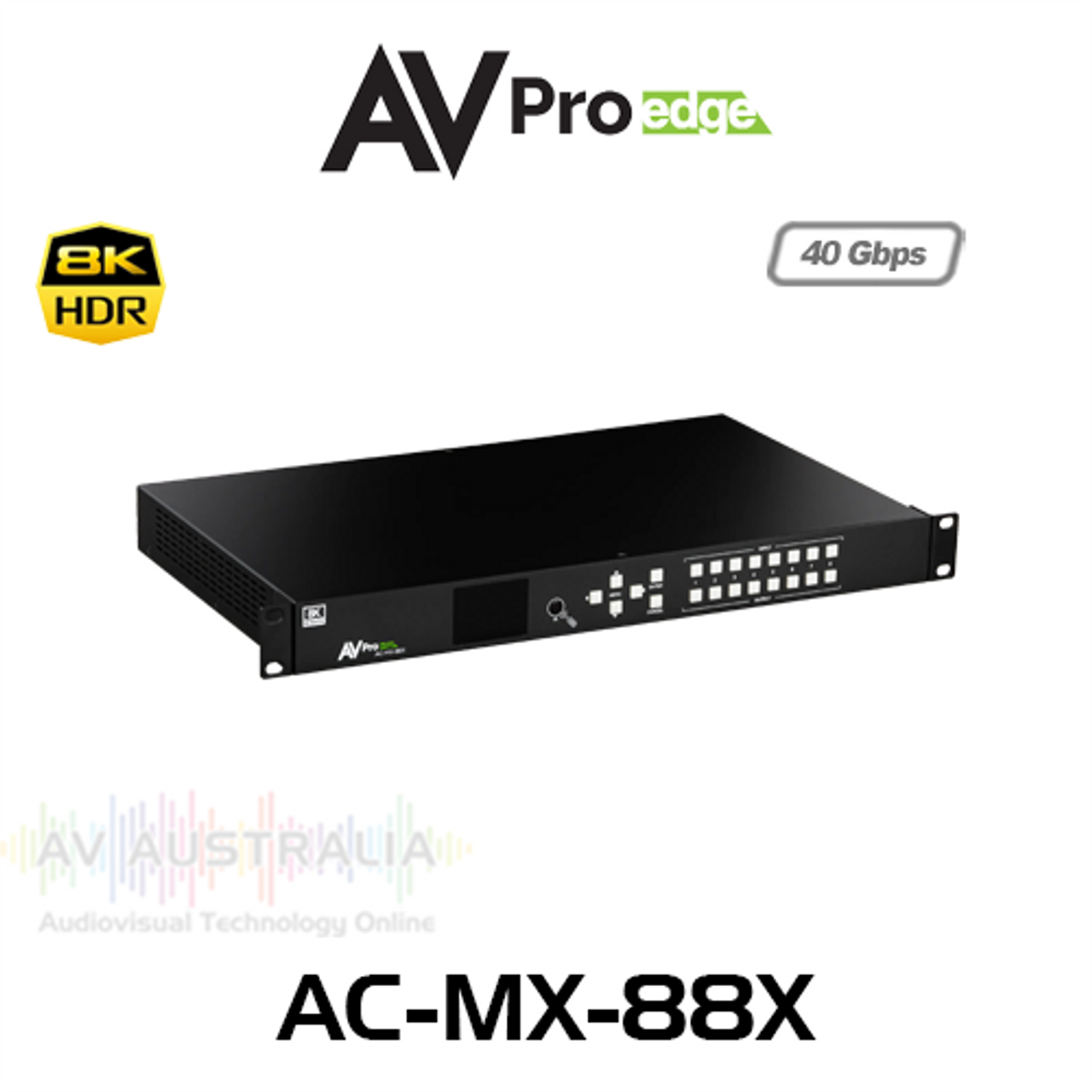 AVPro Edge 8x8 8K 40Gbps HDMI 2.1 Matrix Switcher