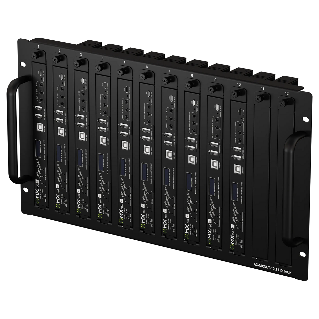 AVPro Edge MxNet 10G Heavy Duty Metal Rack Chassis