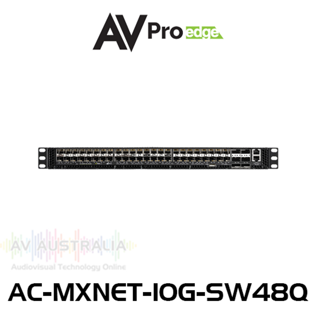 AVPro Edge MxNet 10G 48-Port Managed Network Switch with Six 40G QSFP+