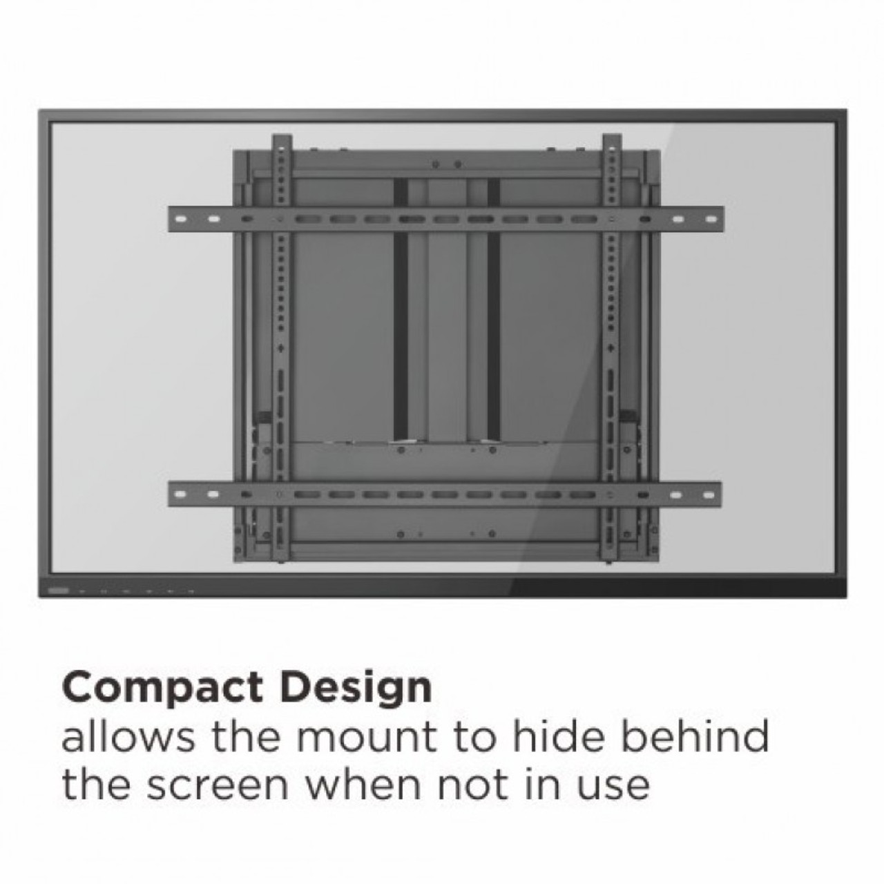 Quantum Sphere 50"-70" Height Adjustable Interactive Display Wall Mount with Counterbalanced Design