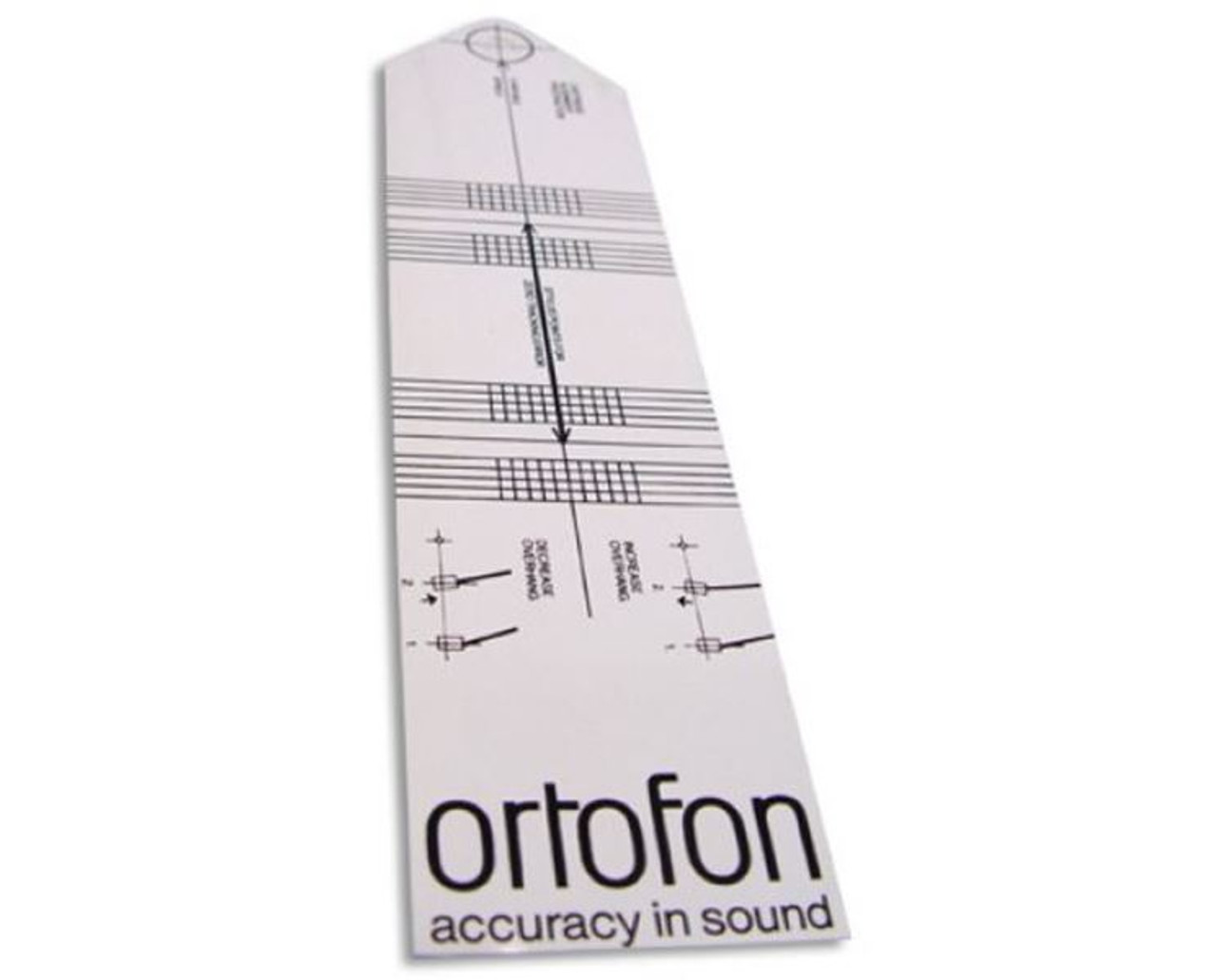 Ortofon Hi-Fi Cartridge Alignment Card