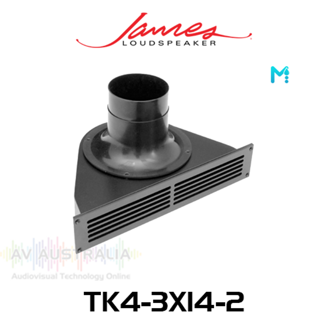 James Loudspeaker TK4-3X14-2 3" x 14" Grille Toekick For 4" Flexible Duct Tube