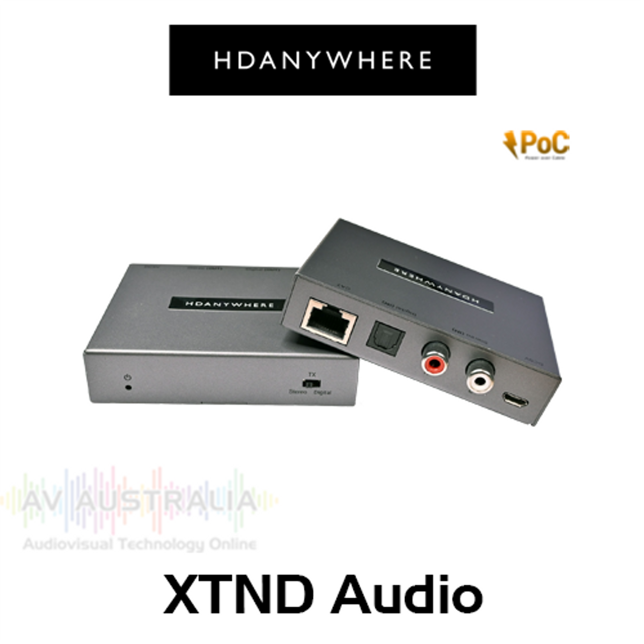 HDAnywhere XTND Digital And Analog Audio Extender Set (300m)