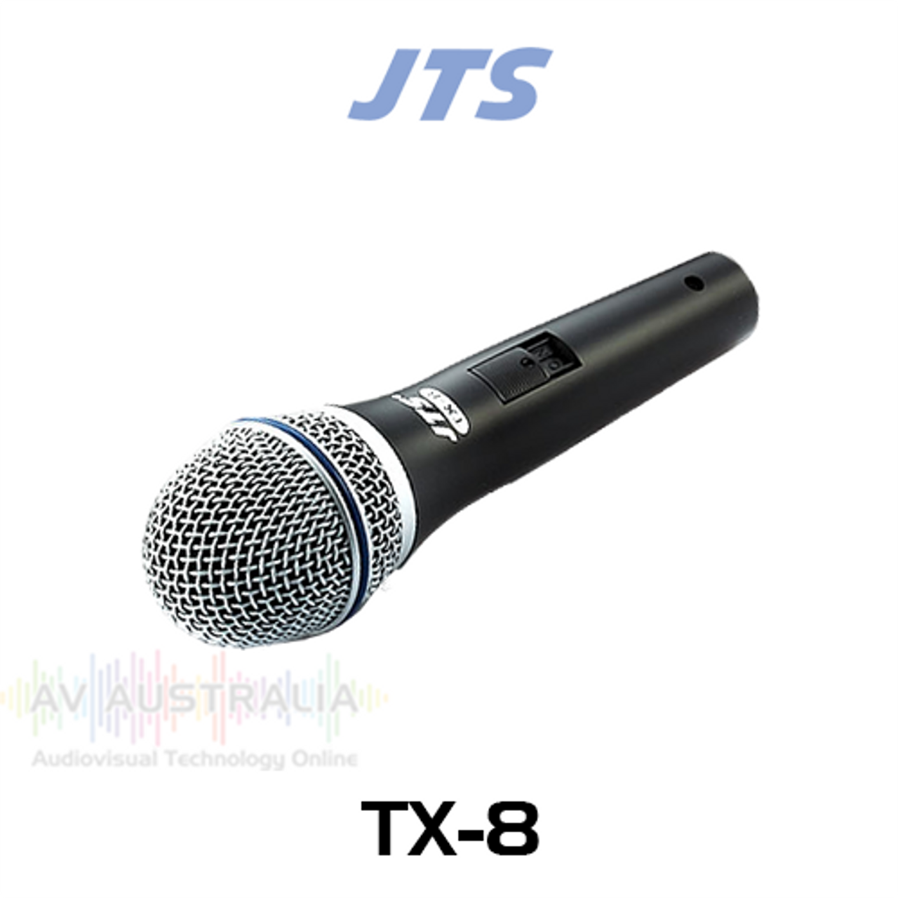 JTS TX-8 Dynamic Vocal Microphone with Switch & XLR Cable