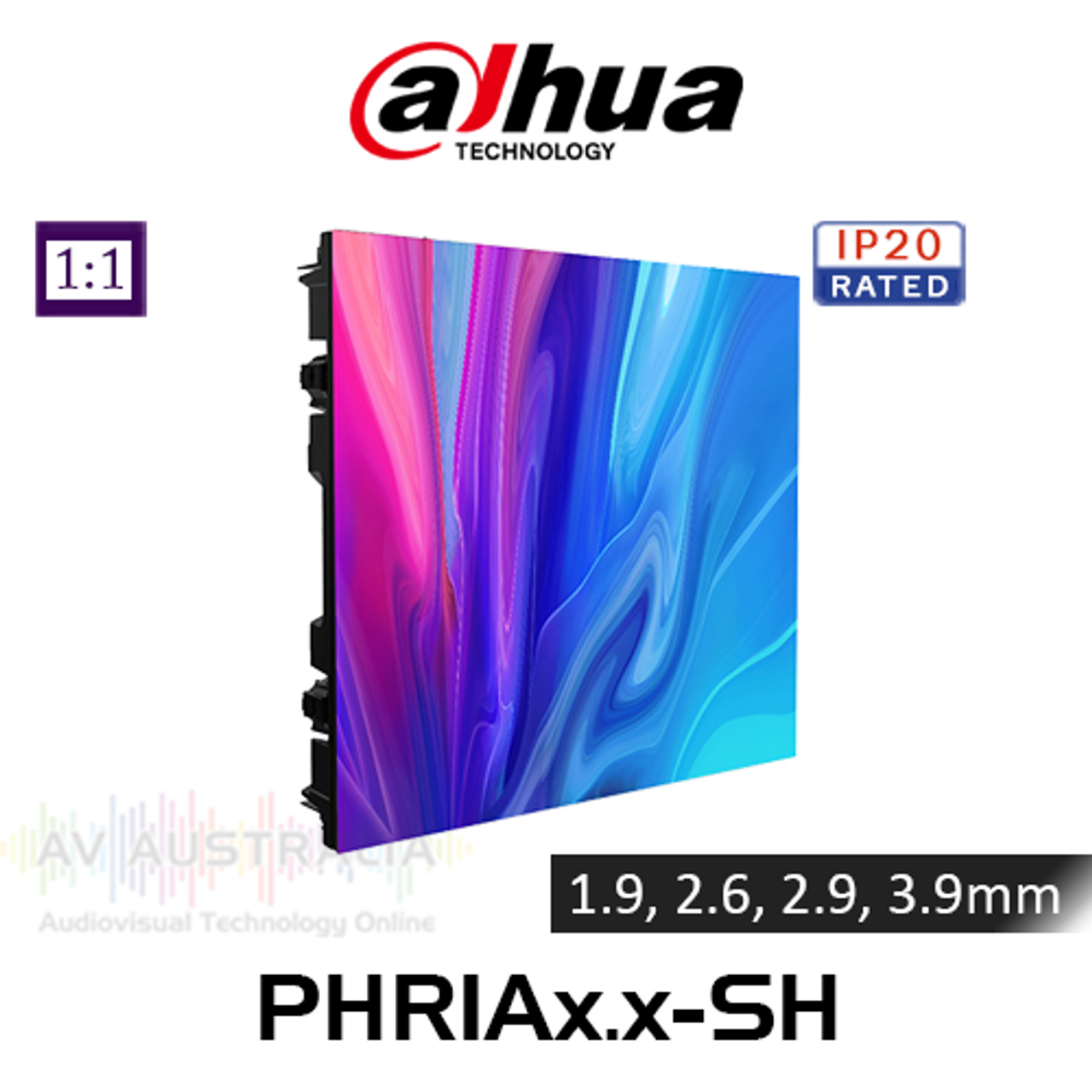 Dahua PHRIAx.x-SH IP20 Indoor Rental Fine Pixel Pitch LED Cabinet (1.9, 2.6, 2.9, 3.9mm) 