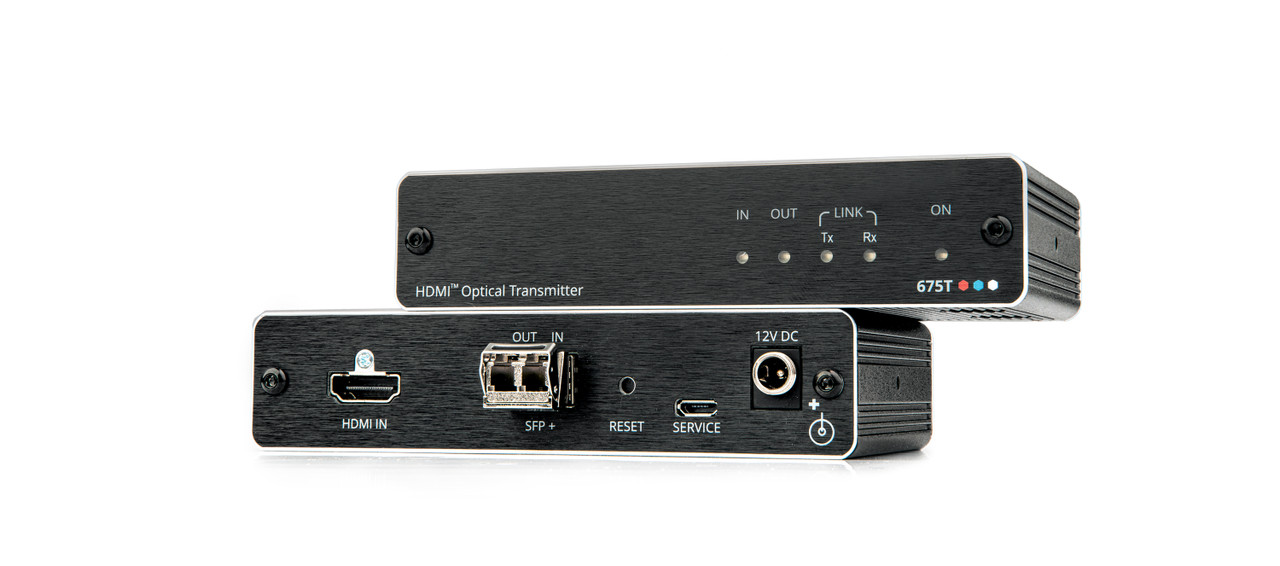 Kramer 675R/T 4K60 4:4:4 HDMI over Ultra-Reach MM/SM Fiber Transmitter & Receiver Kit (up to 33km)