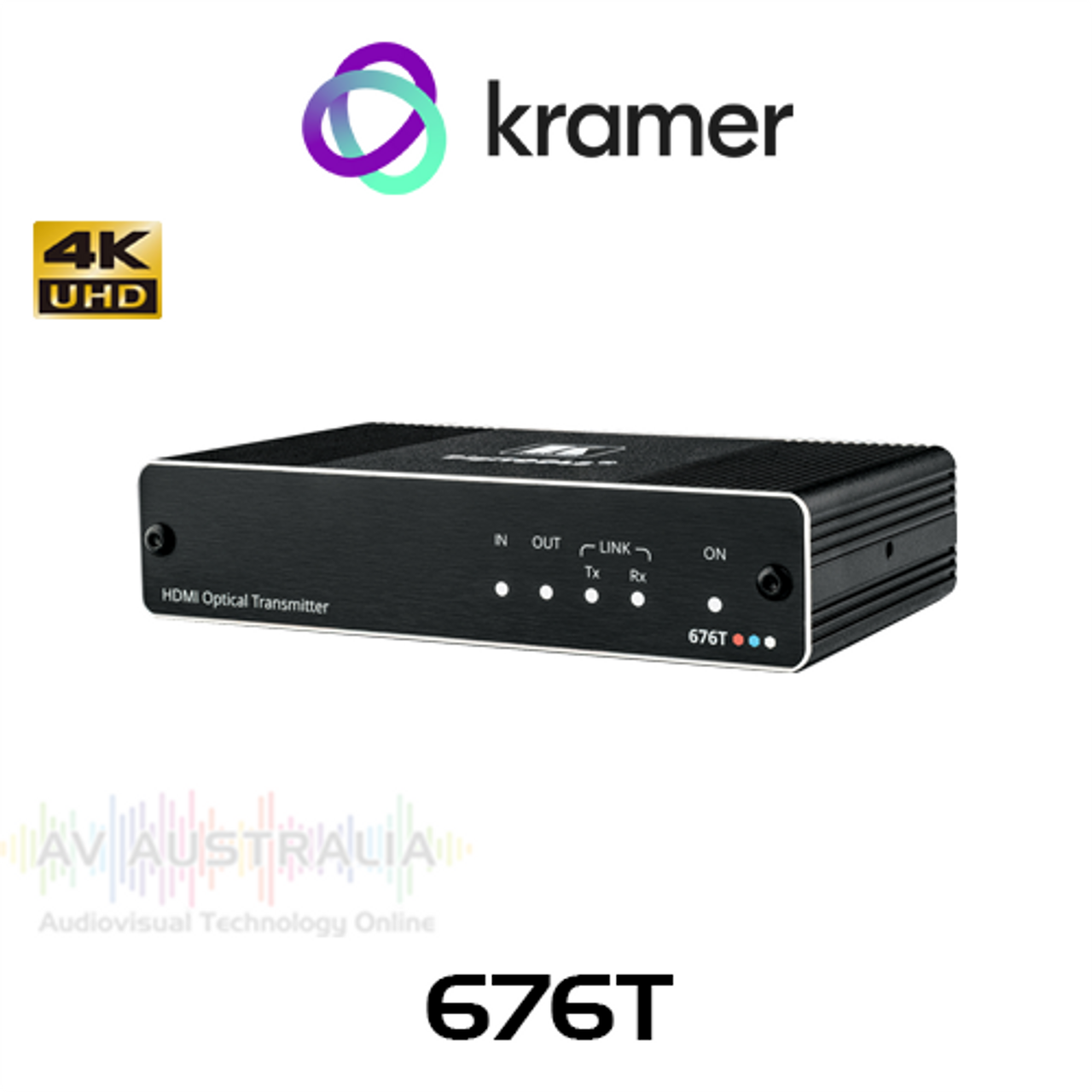 Kramer 676T 4K60 4:4:4 HDMI & RS-232 over Ultra-Reach MM/SM Fiber Transmitter (up to 33km)