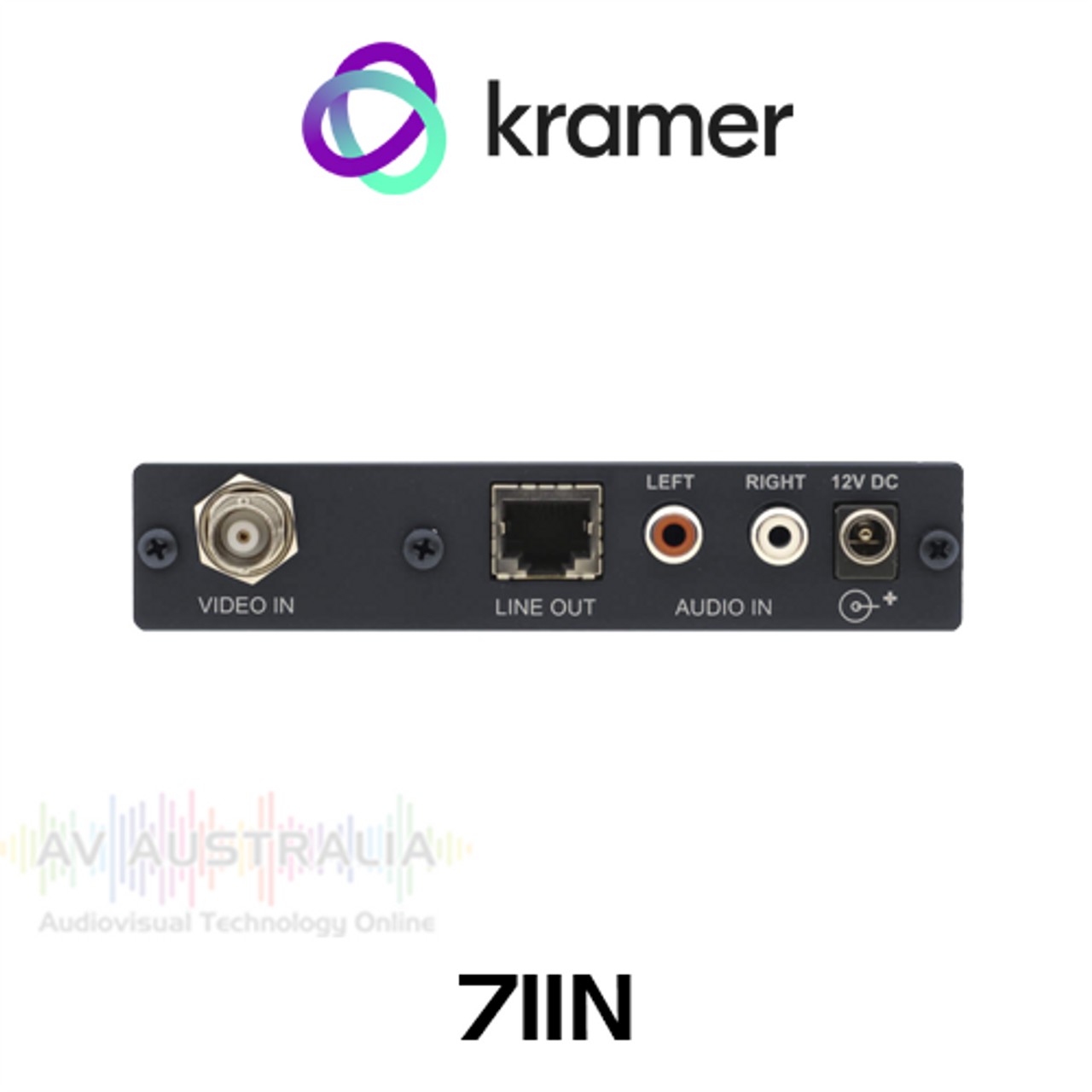 Kramer 711N Composite Video & Stereo Audio over Twisted Pair Transmitter (up to 400m)