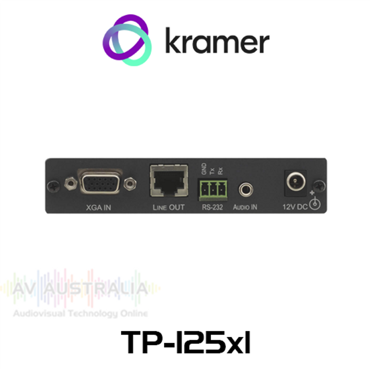 Kramer TP-125xl VGA, Stereo Audio & RS-232 over Twisted Pair Transmitter (up to 250m)