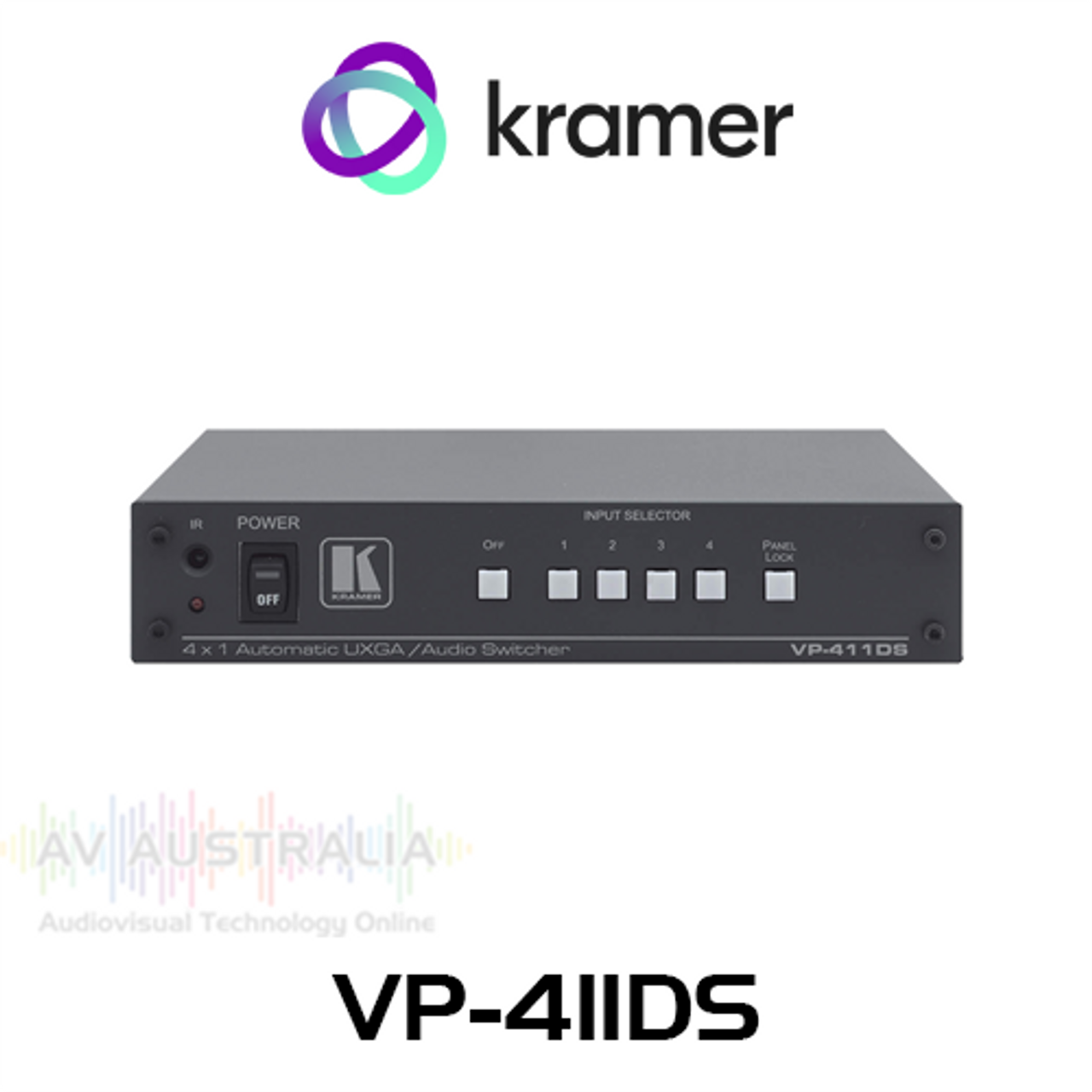 Kramer VP-411DS 4x1 VGA & Stereo Audio Standby Switcher