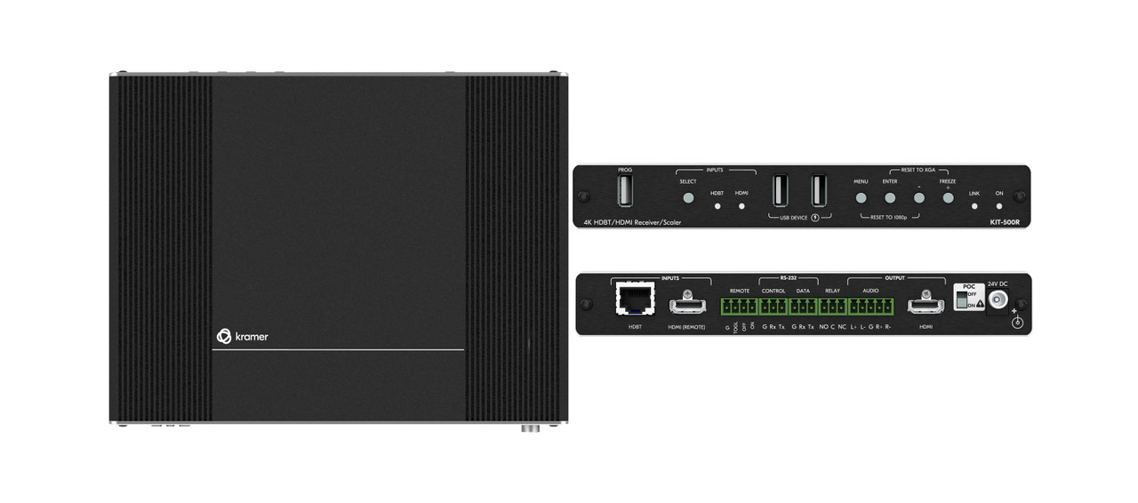 Kramer KIT-500 5x2 4K60 USB-C / HDMI HDBaseT Extender & Scaler Matrix Kit