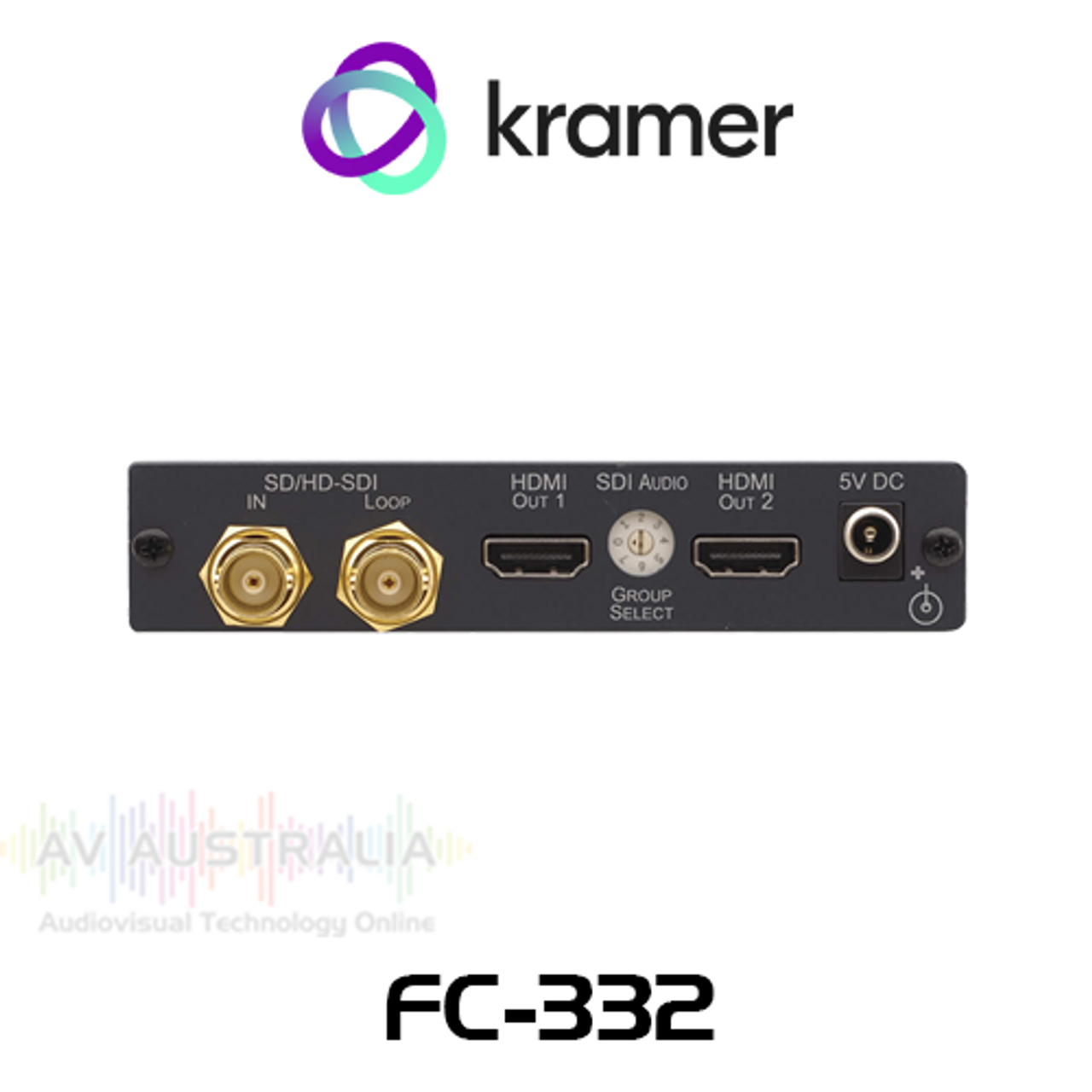 Kramer FC-332 3G HD-SDI to HDMI Converter with Two HDMI Outputs