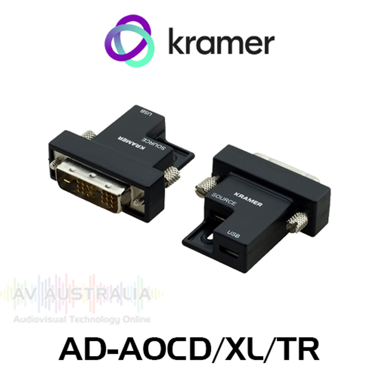 Kramer AD-AOCD/XL/TR DVI Adapter Set For AOCH/XL and AOCH/60 Cables