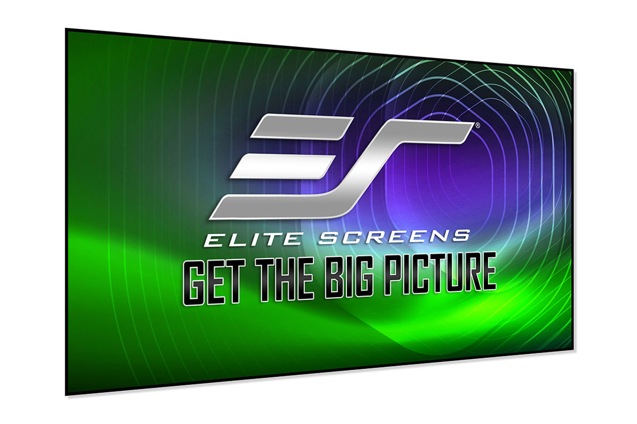 Elite Screens 123" Aeon StarBright CLR 16 Edge Free 16:9 Fixed Frame Projection Screen
