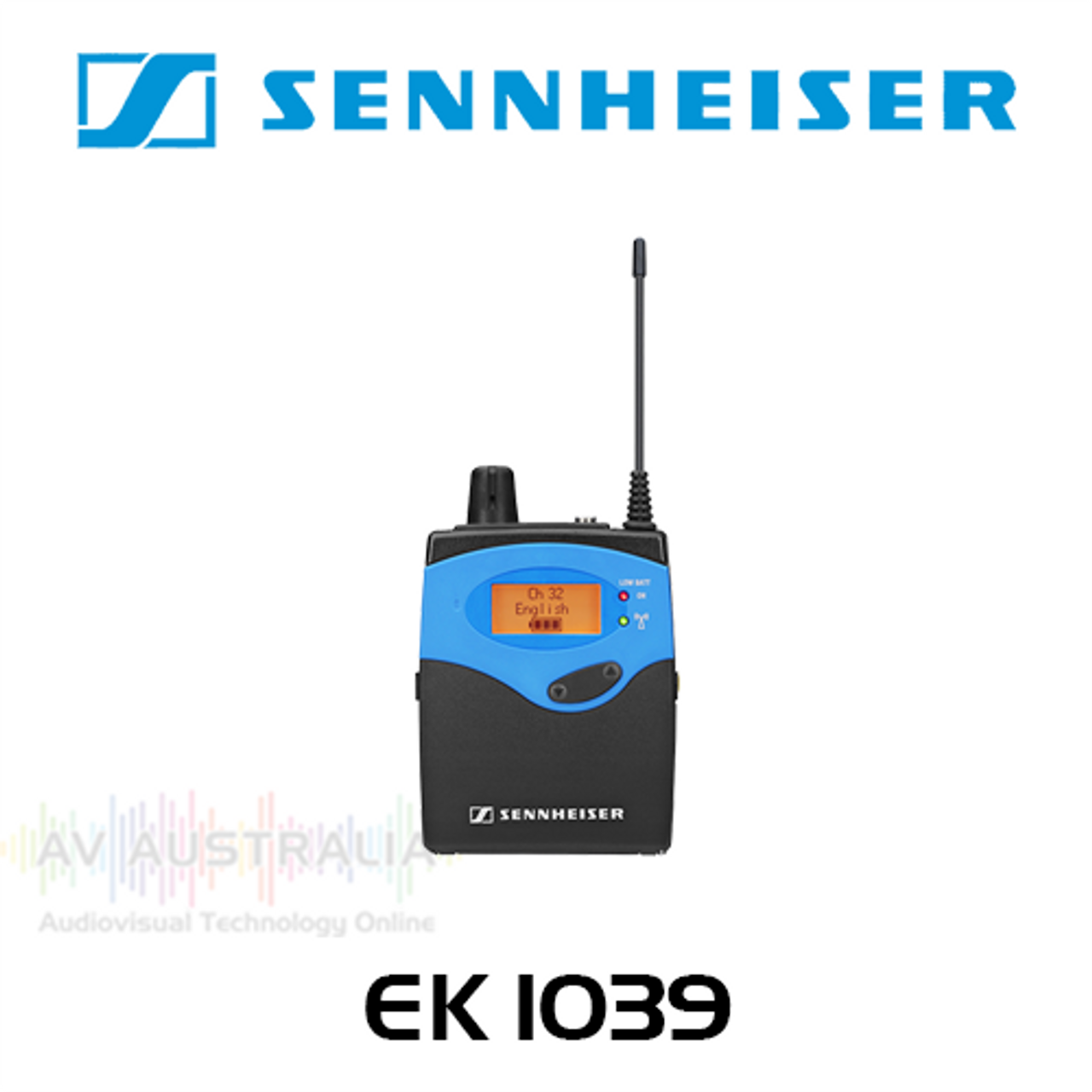 Sennheiser EK 1039 32-Channel Tourguide Bodypack Receiver (626 - 698MHz)