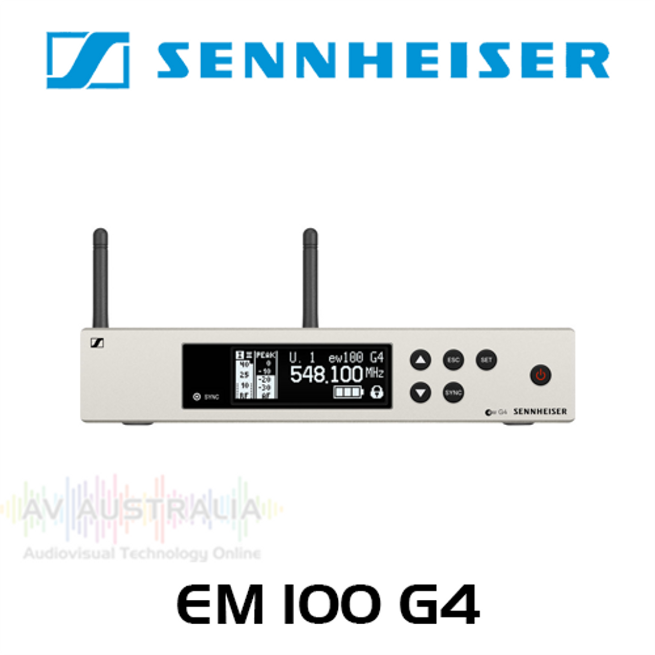 Sennheiser EM 100 G4 True Diversity Wireless Rackmount Receiver