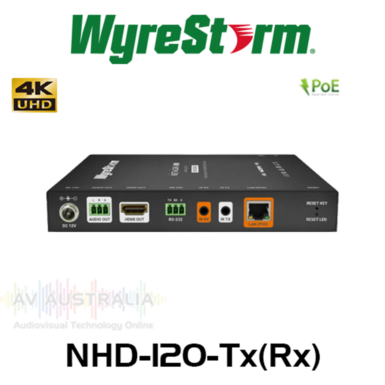 WyreStorm NetworkHD 120 Series 4K30 4:2:0 Encoder & Decoder