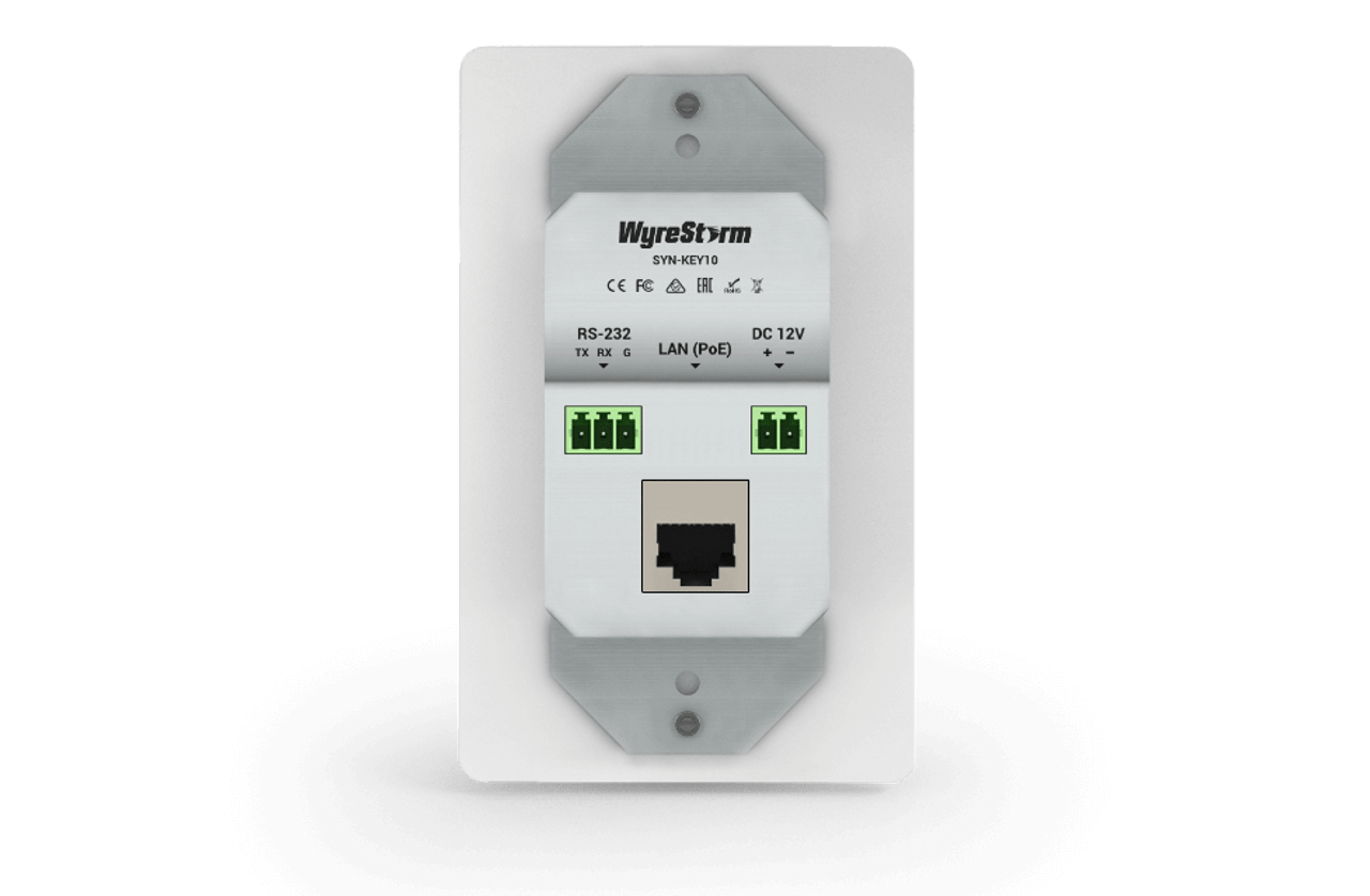 WyreStorm Synergy 10-Button RS232 / IP Control Keypad