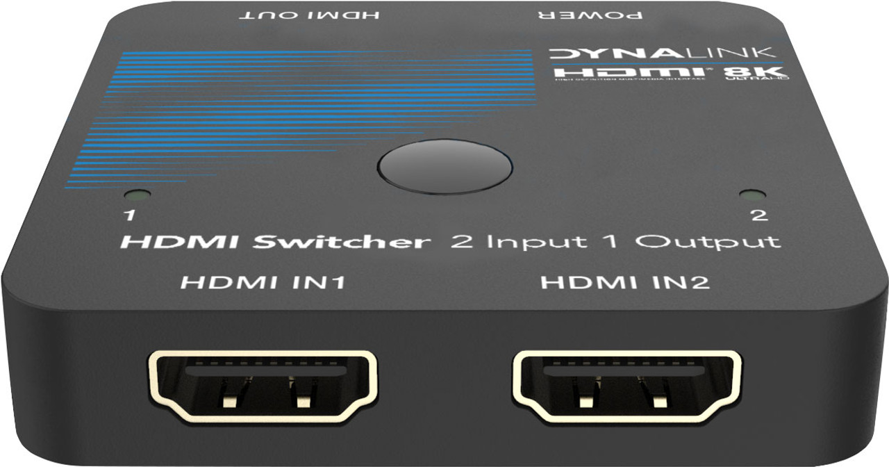 Dynalink 2/4-Way 8K HDMI 2.1 48Gbps Switcher