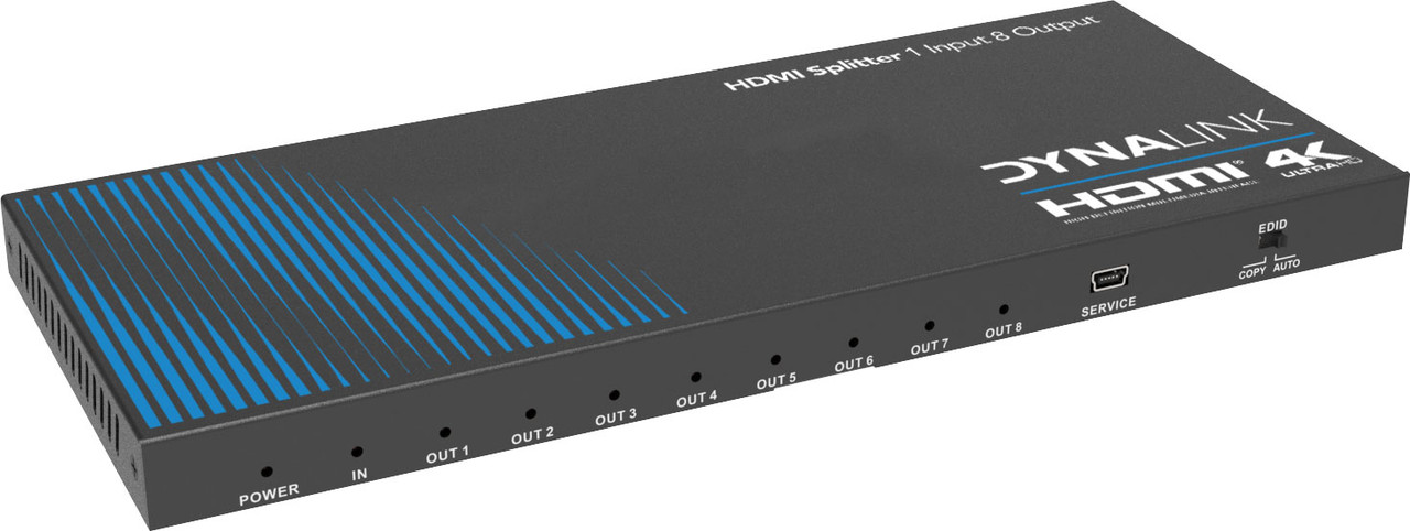 Dynalink 8-Way 4K60 4:4:4 18Gbps HDMI Splitter