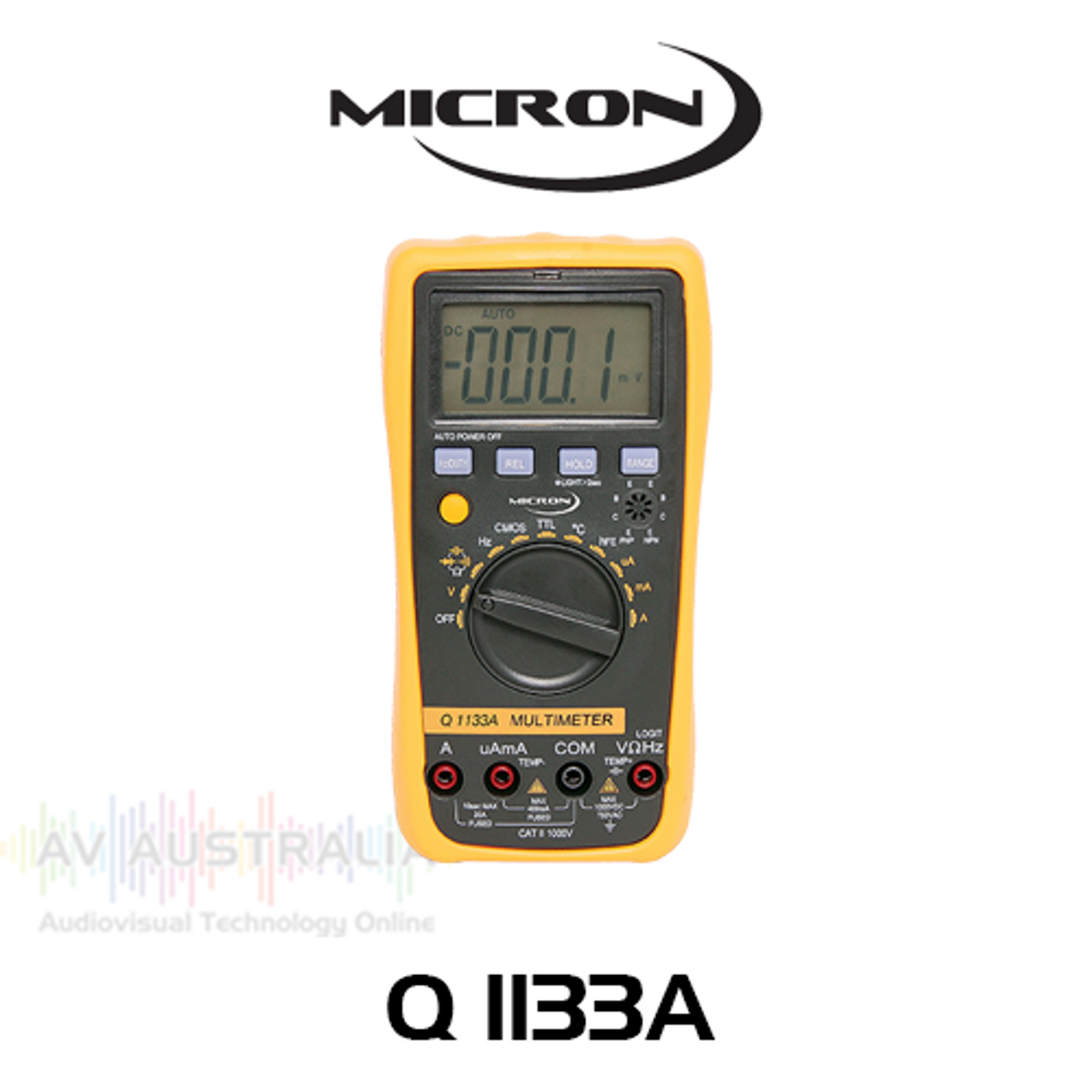 Micron Q1133A Auto-Ranging Digital Multimeter