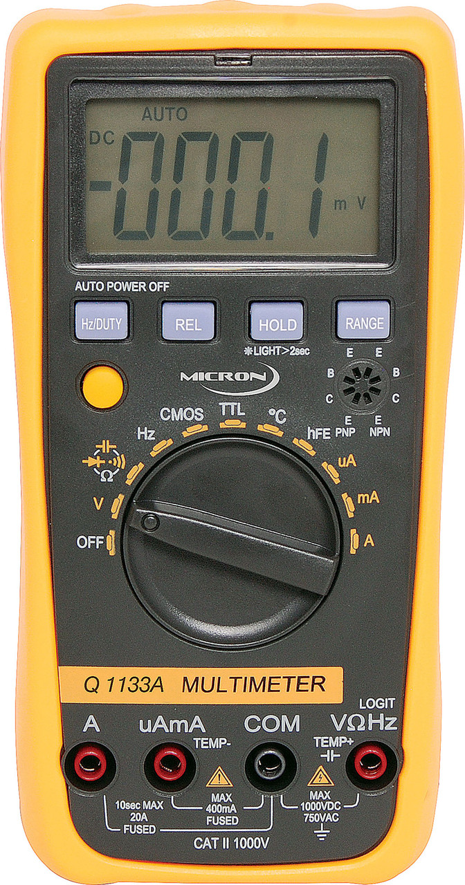 Micron Q1133A Auto-Ranging Digital Multimeter